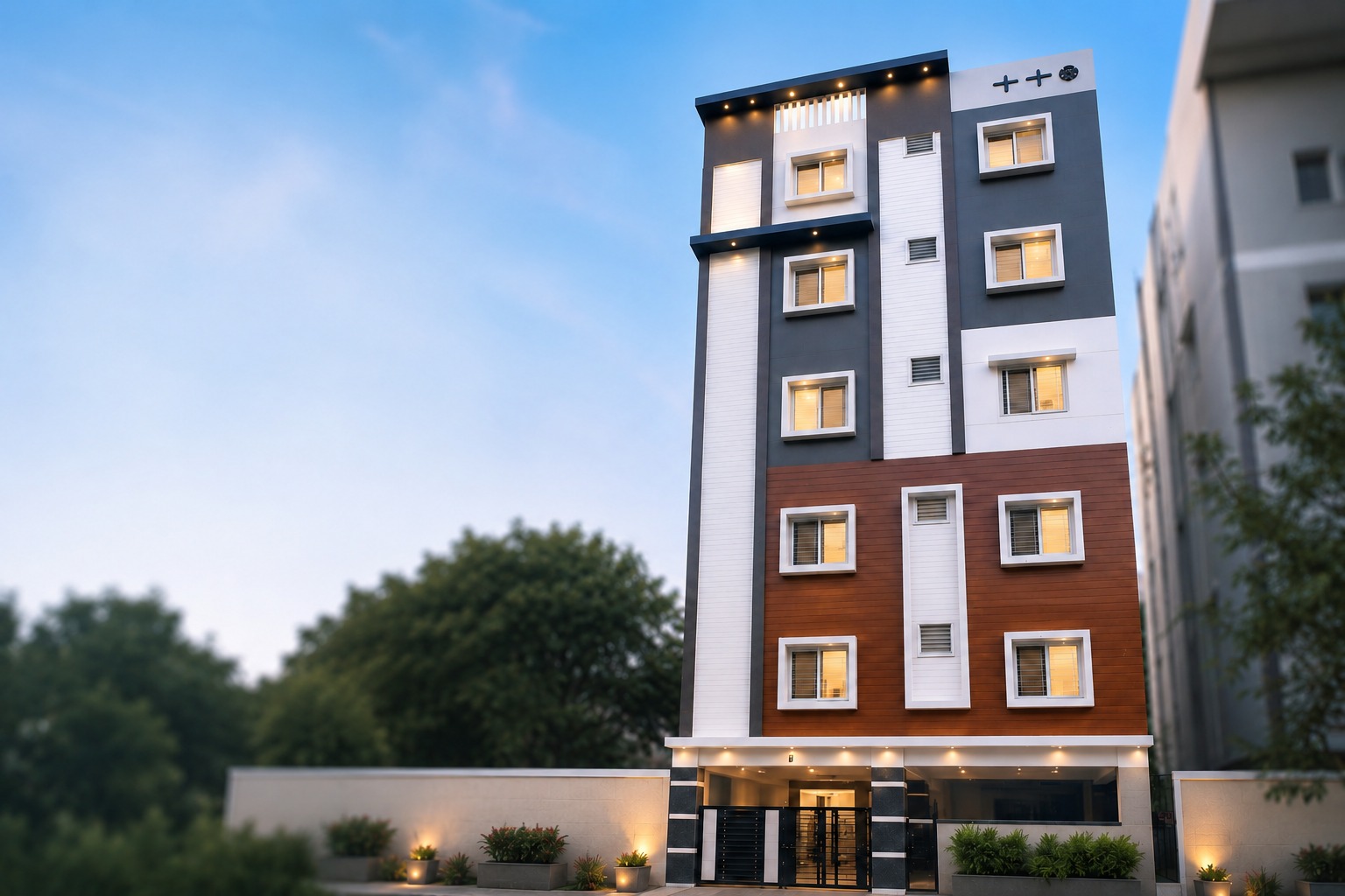 Connect Home Stays building exterior in Bangalore